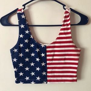 Forth of July cute crop top
